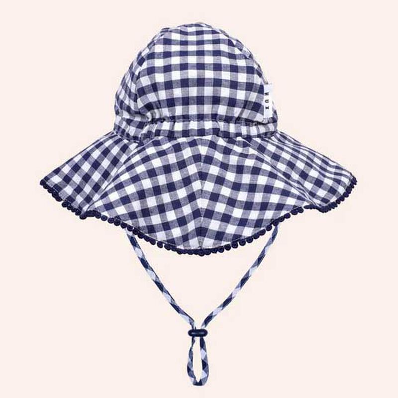 Huxbaby Frilly Sunhat Cherry Pie Check image number 2